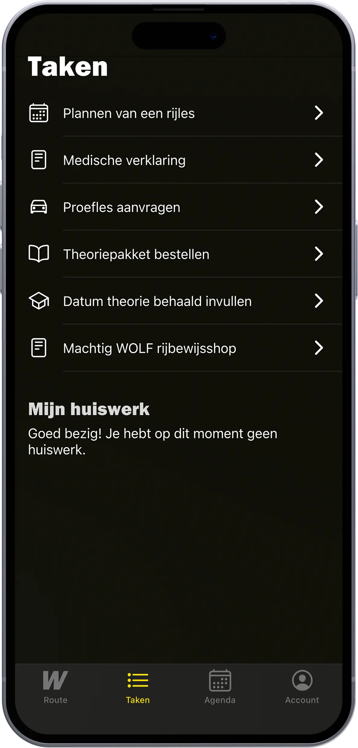 WOLF Rijbewijsshop